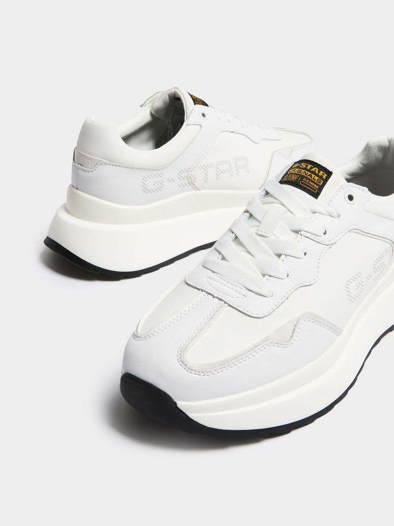 G star raw white sneakers clearance