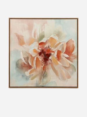 Pastel Peony Framed Art 80cm