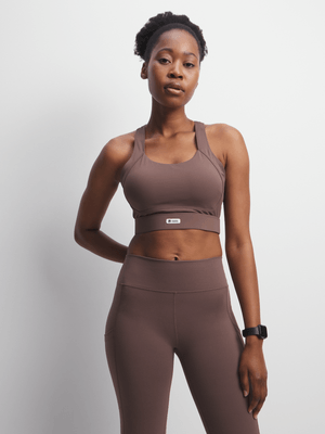 Womens TS Coffee Performance Sports Bra