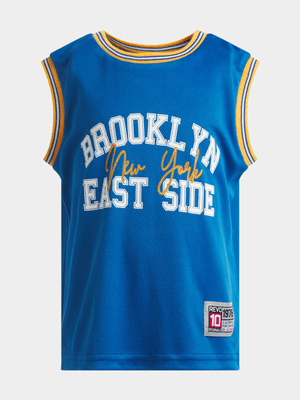 Jet Younger Boys Cobalt Brooklyn Basketball Vest