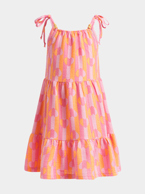 Jet Younger Girls Multicolour Heart Dress