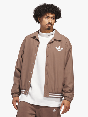 adidas Originals Men's Beige Coach Jacket