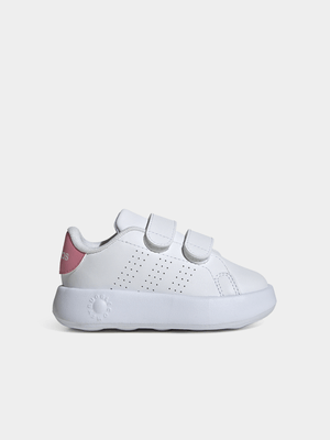 Toddlers Adidas Advantage White/Pink Sneaker