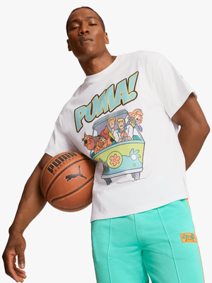 Puma x Scooby-Doo Men's Hoops White T-Shirt