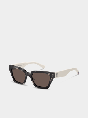 Tommy Hilfiger Black & White Havana 52 Sunglasses