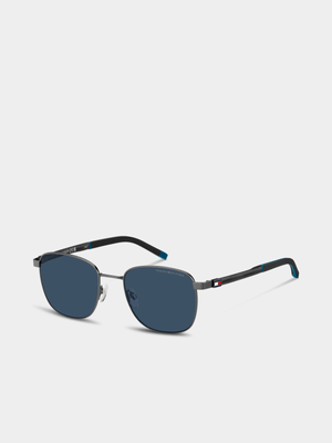 Tommy Hilfiger Dark Ruthenium Blue Sunglasses