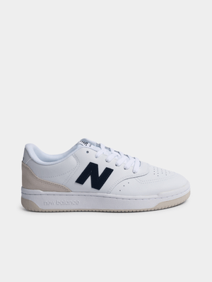 Mens New Balance BB80 V1 White/Navy Sneaker