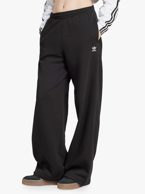 adidas Originals Women's Black Wide Leg Pants