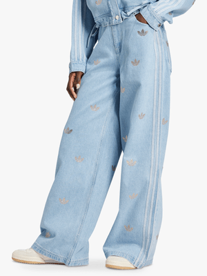 adidas Originals Women's Rhinestone Denim Jeans