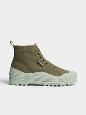 Mens Superga 2469 Alpina Wave Olive/Grey Boots