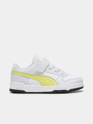 Puma Kids RBD Game Low White/Yellow Sneaker