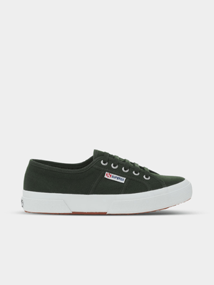 Mens Superga Classic Canvas 2750 Dark Green Sneakers