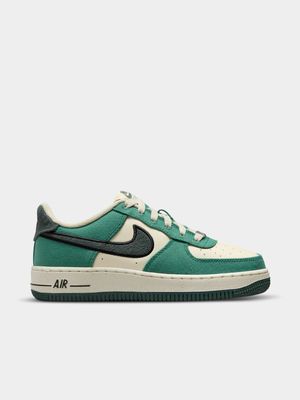 Nike Junior Air Force 1 Green/Beige Sneaker