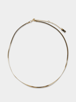 Women's Cotton On Gold Fine Chain Necklace