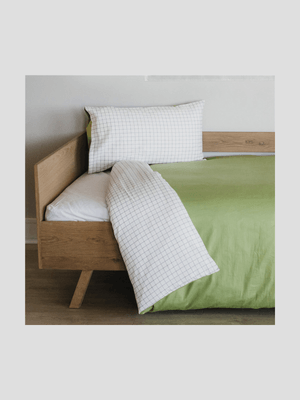 phlo studio fern green duvet cover set