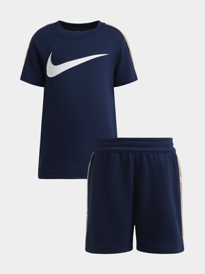 Boys Toddler Nike Sportswear Club Poly Navy Short Set