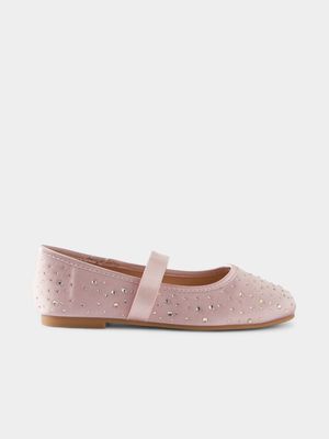 Cotton On Kids Pink Olivia Ballet Flat Shoes