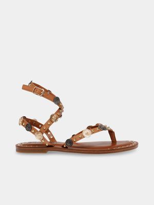 Women's Steve Madden Tan Recent Sandals