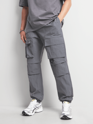 Men's Grey Cargo Jogger