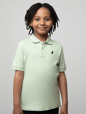 Boys Polo Green Austin Golfer