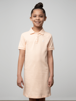 Girl's Polo Peach Dakota Golfer Dress