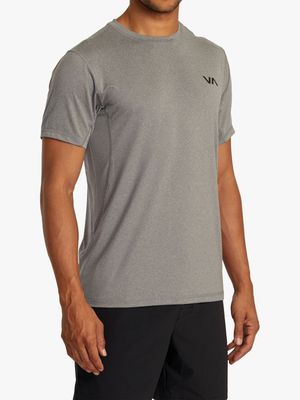 Men's RVCA Grey Sport Vent T-Shirt