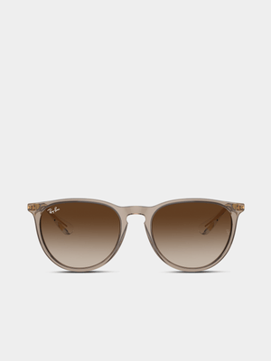 Ray-Ban Brown  ERIKA Transparent Sunglasses