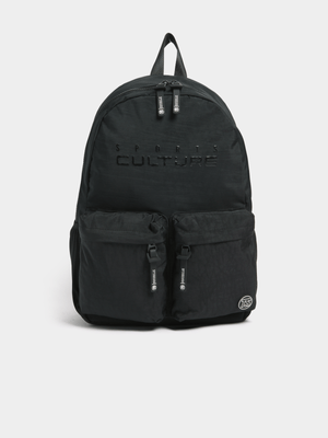 TS Varsity Black Backpack