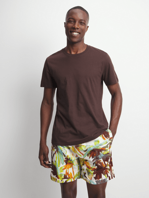 Men's White Palms Shorts