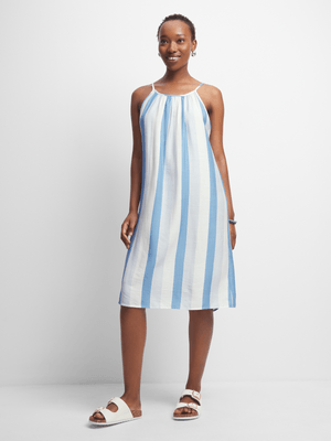 Jet Women's Blue/White Stripe Dress