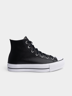 Mens Converse Chuck Taylor All Star Platform Hi Black/White Sneaker