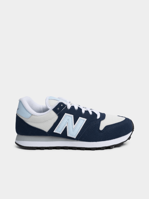 Women's New Balance 500 V2 Navy/Cream Sneaker