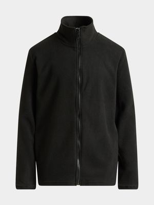 Jet Boys Black Fleece School Jacket