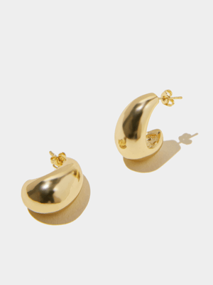 Women's Cotton On Gold Mid Charm Earring