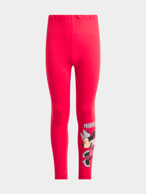 Jet Older Girls Red Minnie Leggings