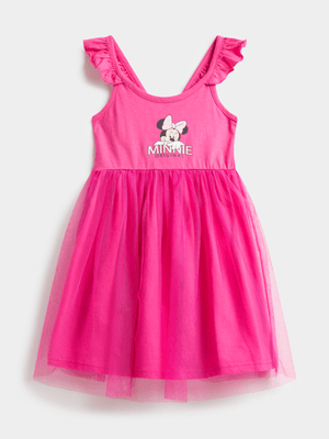 Jet Younger Girls Cerise Minnie Mouse Dress