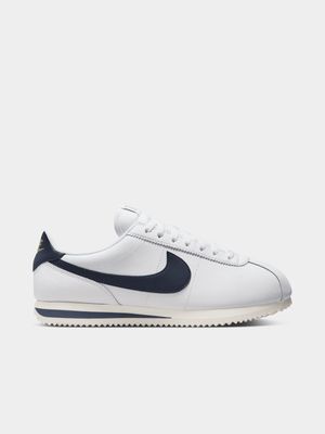 Nike Women's Cortez White/Obsidian/Gold Sneaker