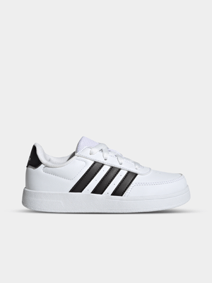 Junior Grade-School adidas Breaknet White/Black Sneakers