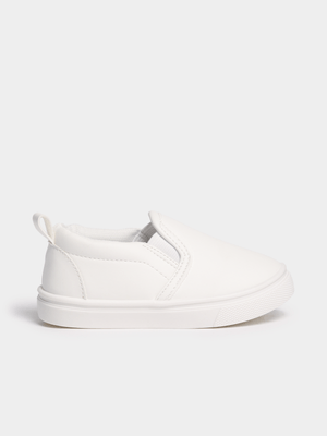 Jet Toddler Boys White Slip On Sneakers