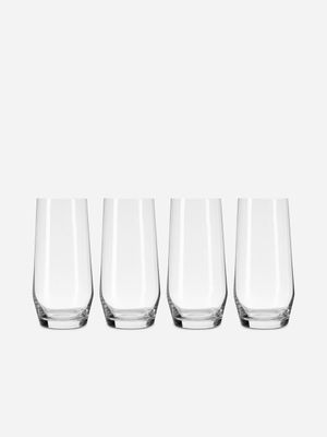 Guesthouse Crystal Hi Ball Glasses 4 Pack 550ml