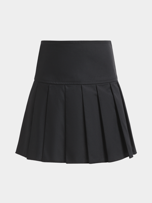 Jet Younger Girls Black Tennis Skirt