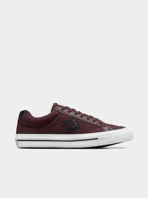 Mens Converse Sport Casual Burgandy/Black/White Sneakers