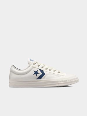 Converse Men's Star Player White/Navy Sneaker