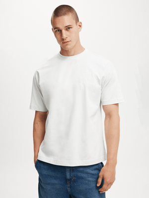 Men's Cotton On White Box Fit Graphic T-Shirt