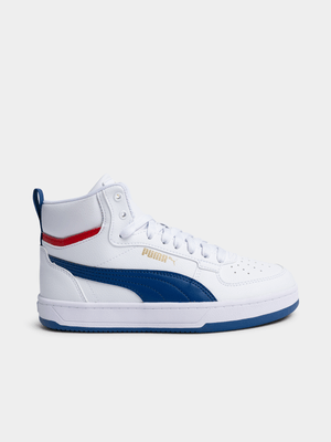 Junior Puma Caven 2.0 Mid White/Navy