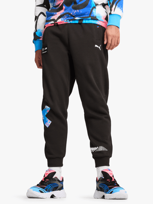 Puma Men's BMW Motorsport Neon Energy Black Sweatpants