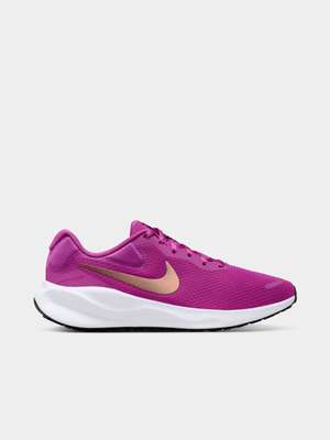 Womens Nike Revolution 7 Fuchsia/Metallic Red Bronze/White Running Shoes