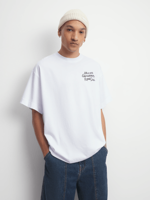 Archive x Grasshoppers By Flying Duck Men's White T-Shirt