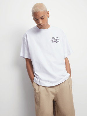 Archive x Grasshoppers By Flying Duck Men's White T-Shirt