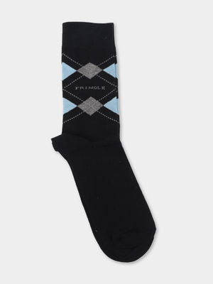 Men's Pringle Black Pringle Wyatt Socks